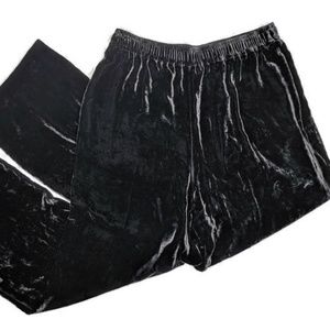 NWT $895 Stella McCartney Black Velvet Pants sz 42